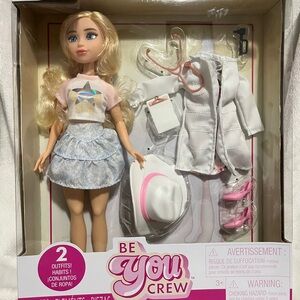 Fashion Doll with Blonde Hair and White Outfit
